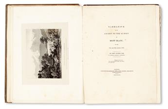 AULDJO, JOHN.  Narrative of an Ascent . . . of Mont Blanc.  1828